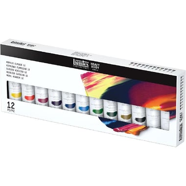 Liquitex Classic Acrylic Color Set, 12 Pieces 59.00 ml ( 2.08 oz )