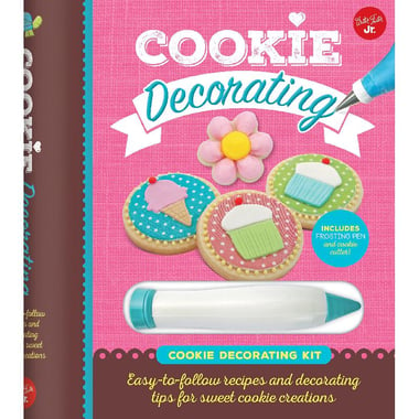 Cookie Decorating - Easy-to-follow Recipes and Decorating Tips for Sweet Cookie Creations - Includes Frosting Pen and Cookie Cutter!