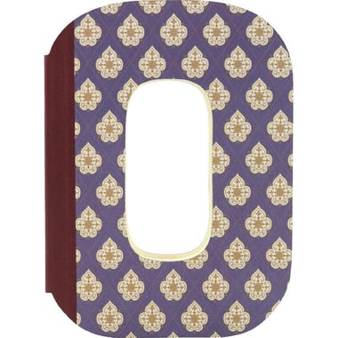 IF Alphabooks Specialty Notebook, Patterned Books Letter "O"