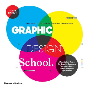 Graphic Design School، 6th Edition - A Foundation Course for Graphic Designers Working in Print، Moving Image and Digital Media