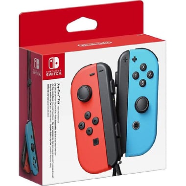 Nintendo Joy-Con Joy-Con (L)/(R) Controller, for Nintendo Switch, Neon Red/Neon Blue