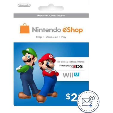 Nintendo (309615) 20$ eShop Payment and Recharge Card (Delivery by eMail), Digital Code (KSA)