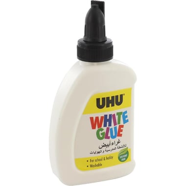 UHU White Glue, 120.00 ml ( 4.22 oz ), White