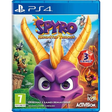 Spyro Reignited Trilogy, PlayStation 4 (Games), Simulation & Strategy, Blu-ray Disc
