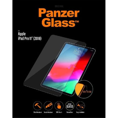 PanzerGlass iPad Screen Protector, Super+ Glass, Edge-to-Edge, for iPad Pro 11 - 2018/iPad Pro 11 - 2020