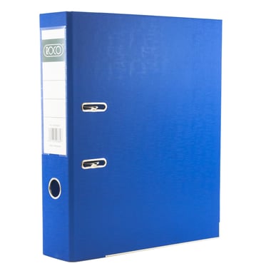 Roco 29351 Standard Box File, 7.50 cm, A4, Blue, Polypropylene/Pressboard