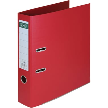 Roco Standard Box File, 7.50 cm, F4/A4, Red, Polypropylene/Pressboard