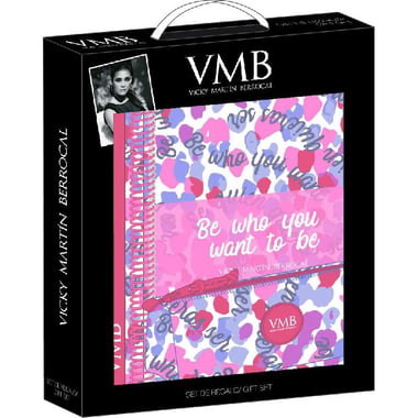VMB (Vicky Martin Berrocal) Garden Gift Set Stationery Set, 6 Items, Blue/White/Red