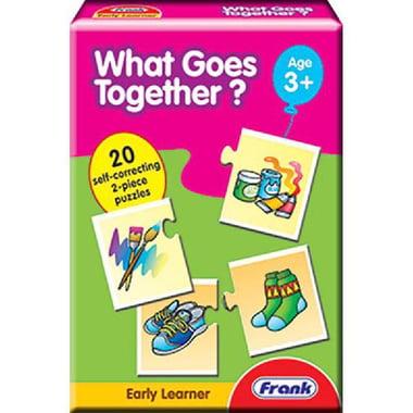 Frank Early Learner What Goes Together Puzzle & Activity Set, 40 Pieces, English, 3 Years and Above
