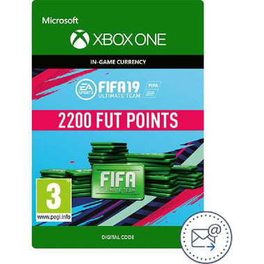 Digital Code, FIFA 19 - 2200 Points, Xbox One (DLC - Games), Sports, ESD (Delivery by Email)