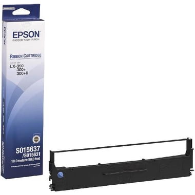 Epson C13S015637 Ribbon Cartridge, Black