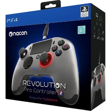 Nacon Revolution Pro 2 Controller, Wired, for PlayStation 4, Grey