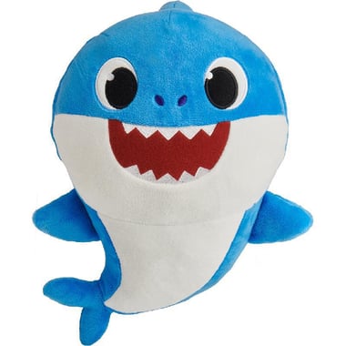 Pinkfong Father Shark - Family Sound Plush Toy, Blue, 5 Years and Above