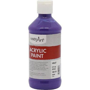 Handy Art Student Acrylic Paint, Violet, 8.00 oz ( 227.30 ml )