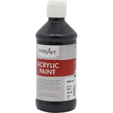 Handy Art Student Acrylic Paint, Mars Black, 8.00 oz ( 227.30 ml )