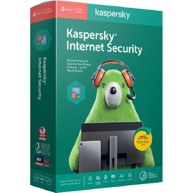 Kaspersky Internet Security 2020, English, 4 Users, CD/DVD