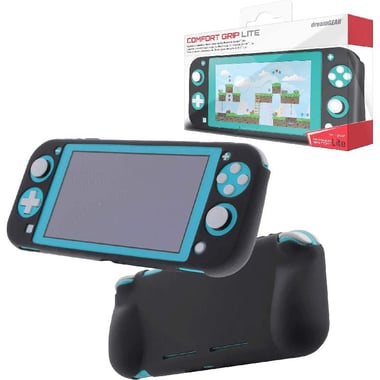 dreamGEAR Comfort Grip Lite, Protective Silicon Cover, for Nintendo Switch Lite, Black