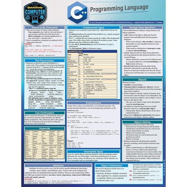 C++ Programming Language (Quickstudy Reference Guide)
