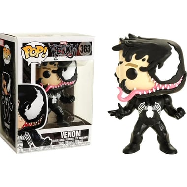 Funko Pop! Marvel Venom - Eddie Brock Bobble-Heads, Black, 6 Years and Above