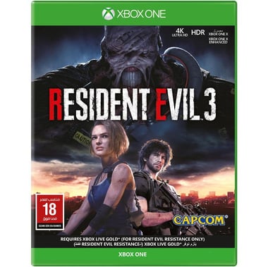 Resident Evil 3: Remake, Xbox One (Games), Role Playing, Blu-ray Disc