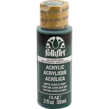 Plaid FolkArt Acrylic Paint, Hunter Green, 2.01 oz ( 57.11 ml ),