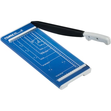 Dahle 502 Guillotine Paper Trimmer, 32.00 cm ( 12.60 in ) up to 5 Sheets, Plastic/Steel, Black/Blue