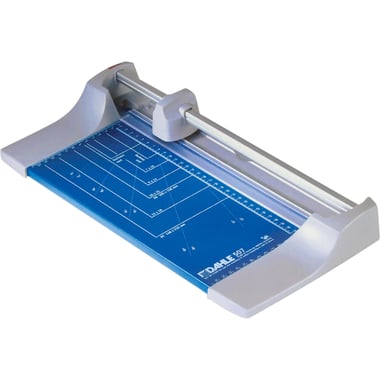 Dahle 507 Rotary Paper Trimmer, 32.00 cm ( 1.05 ft ) up to 5 Sheets, Plastic/Steel, Blue/Grey