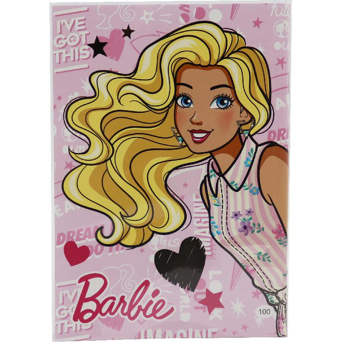 Mattel Barbie Exercise Book English Opening A5 - Jarir Bookstore KSA