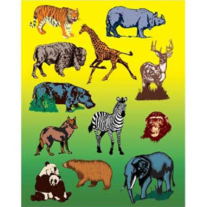 Hygloss Wild Animal Sticker - Jarir Bookstore KSA