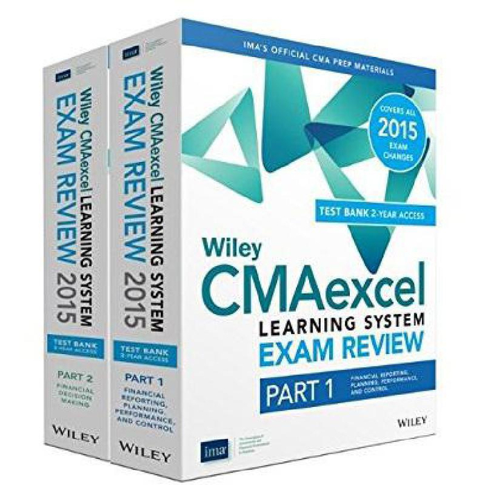 Wiley CMAexcel Learning System Exam Review 2015 + Test Bank Wiley CMA  Learning System Staffs of IMA (Images Publishing Group) - Jarir.com KSA