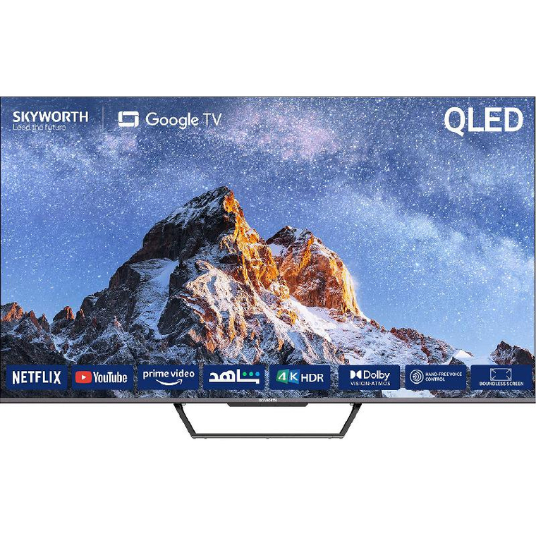 Skyworth 65SUE9500 Smart TV, 65", 4K Ultra HD, QLED (Quantum-dot), Grey