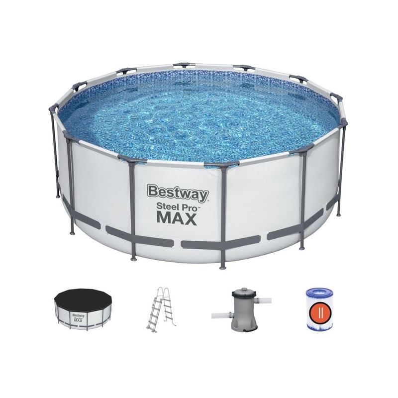 Bestway Framed Pool 122 Cmx366 Cmx366 Cm,4 Person,Multicolor