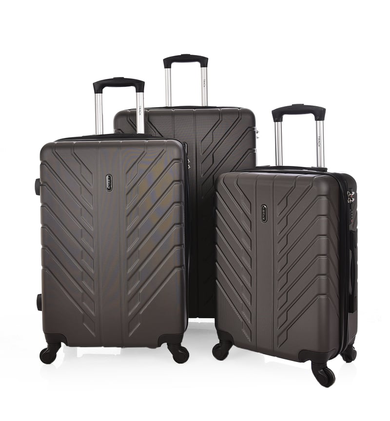 Track Luggage Set (20"/24"/28"),3 Pieces,Grey