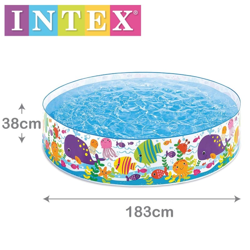 انتيكس مسبح حلقي 183.00 سم×183.00 سم×38.00 سم,شخصان,متعدد الالوان