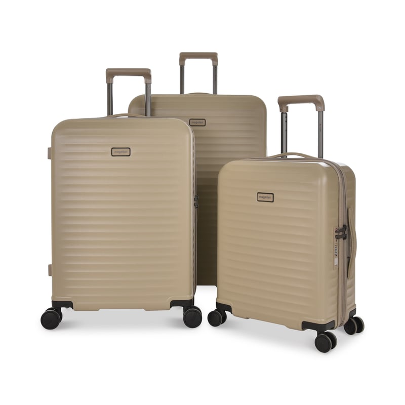 Magellan Luggage Set Of 3 (20"/24"/28"),3 Pieces,Brown