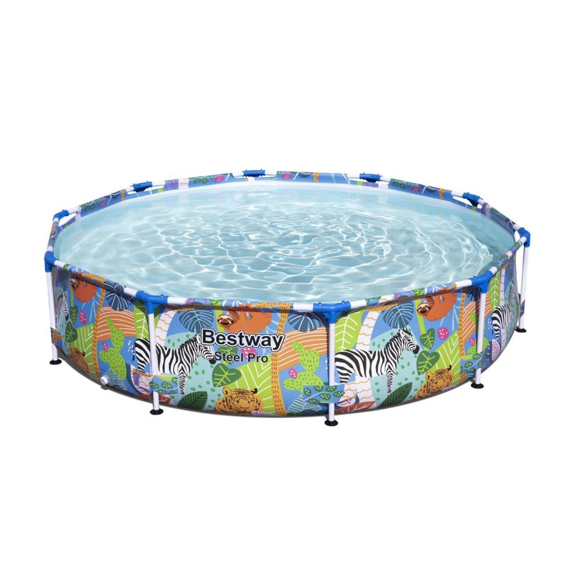 Bestway Framed Pool 66 Cmx305 Cmx305 Cm,4 Person,Multicolor
