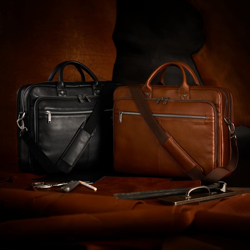 Samsonite Laptop Briefcase Unisex,For 13"/13.3"/13.5"/13.9"/14"/14.1"/14"/13.9"/15"/15.4"/15.5"/15.6" (Device),Brown