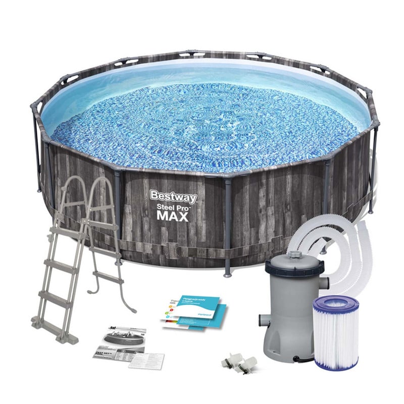 Bestway Framed Pool 100 Cmx366 Cmx366 Cm,4 Person,Multicolor