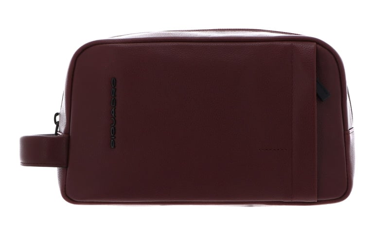 Piquadro Toiletry Case,Zipper Closure,Brown