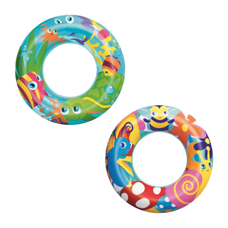 Bestway Pool Float Ring 3 Years And Above,Multicolor
