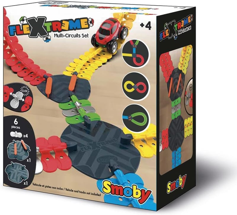 Smoby Vehicle & Track Set Car,4 Years And Above,Multicolor