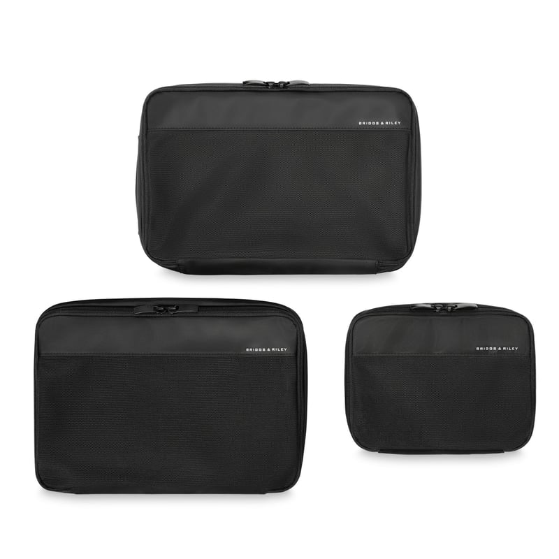 Briggs & Riley Packing Cube,Zipper Closure,Black